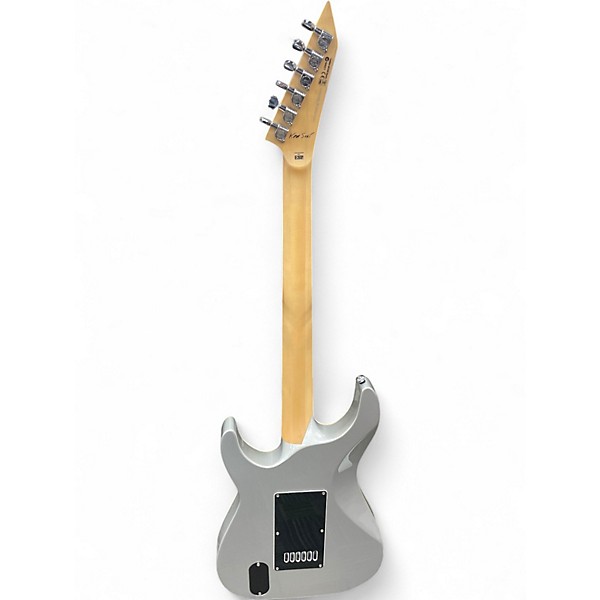 Used ESP LTD KS-M6 METALLIC SILVER Solid Body Electric Guitar