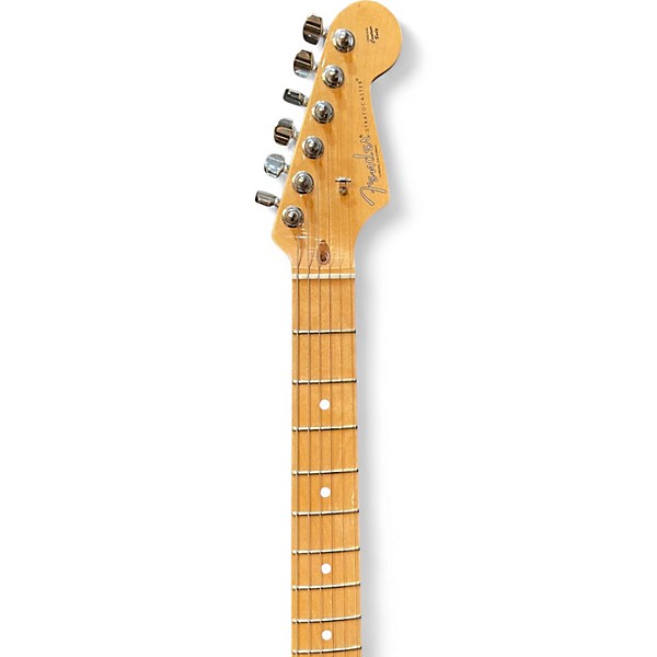 Used 2019 Fender American Professional Stratocaster SSS White Solid Body Electric Guitar