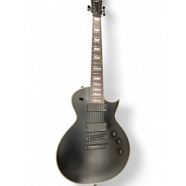 Used ESP LTD EC407 Black Solid Body Electric Guitar