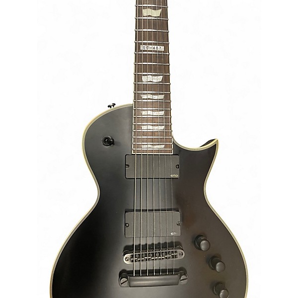 Used ESP LTD EC407 Black Solid Body Electric Guitar
