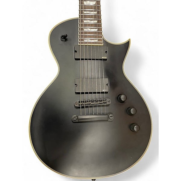 Used ESP LTD EC407 Black Solid Body Electric Guitar