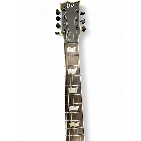 Used ESP LTD EC407 Black Solid Body Electric Guitar