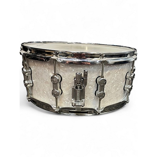 Used SONOR 14in AQ2 White marine  Drum