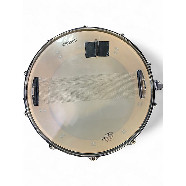 Used SONOR 14in AQ2 White marine  Drum