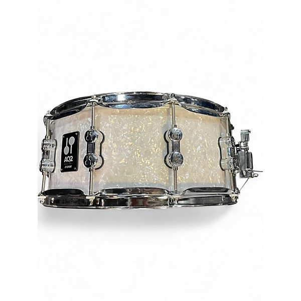 Used SONOR 14in AQ2 White marine  Drum