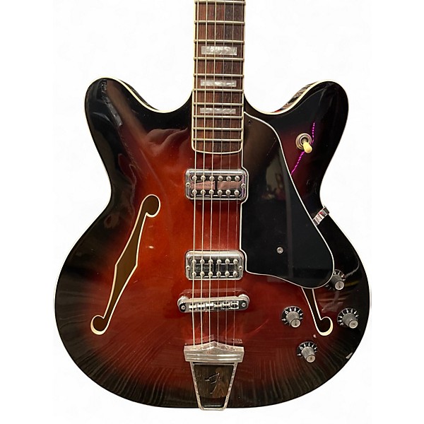Used Fender Coronado II Sunburst Hollow Body Electric Guitar