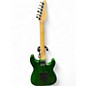 Used Glarry double cutaway electric LH Trans Green Solid Body Electric Guitar