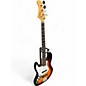Used Glarry Double cutaway electric LH 3 Color Sunburst Electric Bass Guitar