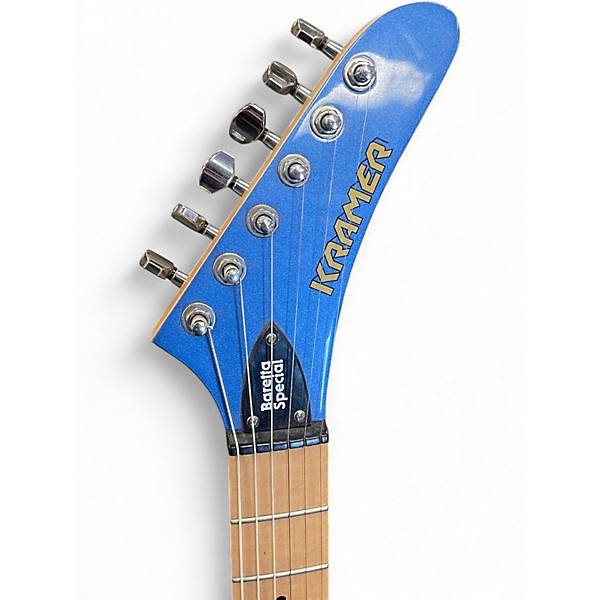Used Kramer BARETTA SPECIAL Blue Solid Body Electric Guitar