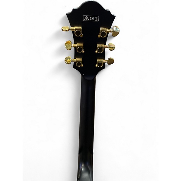 Used Ibanez AF75GBKF Black Hollow Body Electric Guitar