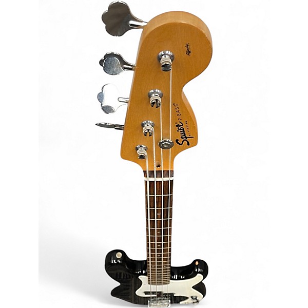 Used Squier Affinity Precision Bass Black Electric Bass Guitar