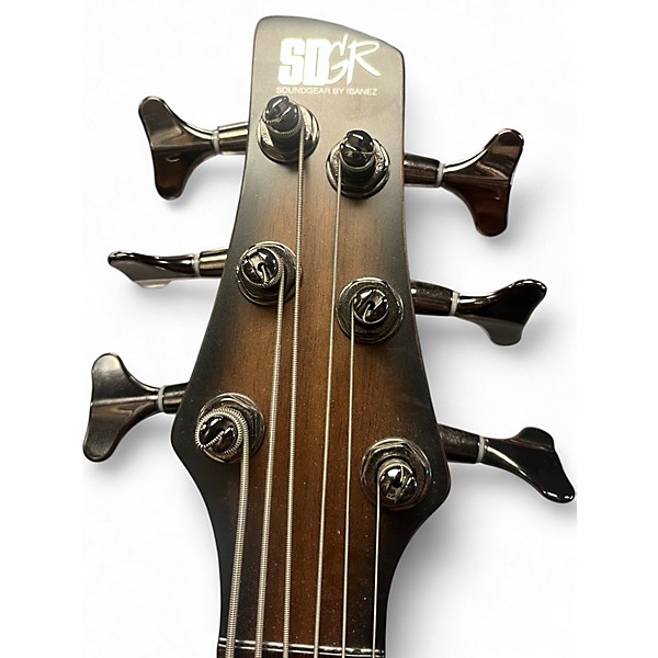 Used Ibanez SRC6MS-BLL Bass Workshop Multi-Scale  Walnut Electric Bass Guitar