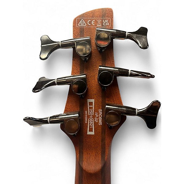 Used Ibanez SRC6MS-BLL Bass Workshop Multi-Scale  Walnut Electric Bass Guitar