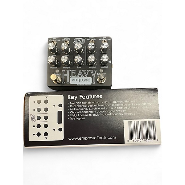 Used Empress Effects Heavy Dual-Channel Distortion Effect Pedal