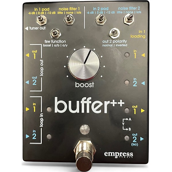 Used Empress Effects Buffer++ Analog I/O Interface Pedal