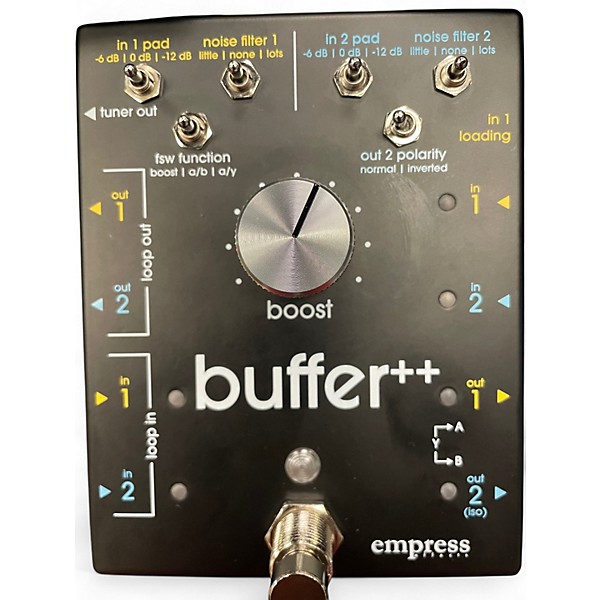 Used Empress Effects Buffer++ Analog I/O Interface Pedal