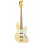 Used Fender Squier Series Jazz Bass White Electric Bass Guitar thumbnail