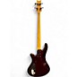 Used Schecter Guitar Research Stiletto Extreme 4 String Black Cherry Electric Bass Guitar