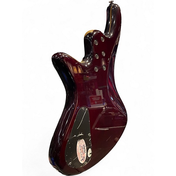 Used Schecter Guitar Research Stiletto Extreme 4 String Black Cherry Electric Bass Guitar