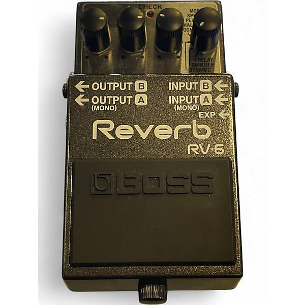 Used BOSS RV6 Digital Reverb Effect Pedal