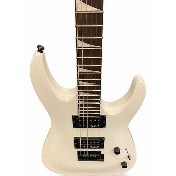 Used Jackson JS22 Dinky Alpine White Solid Body Electric Guitar