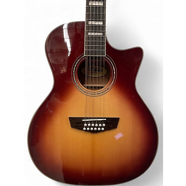 Used D'Angelico Premier Fulton 12str Iced Tea Burst 12 String Acoustic Electric Guitar