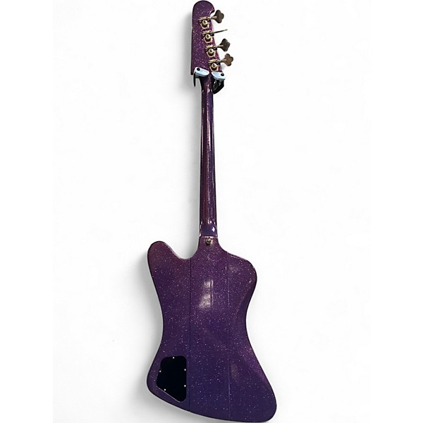 Used Epiphone Thunderbird 64 Purple Sparkle Electric Bass Guitar