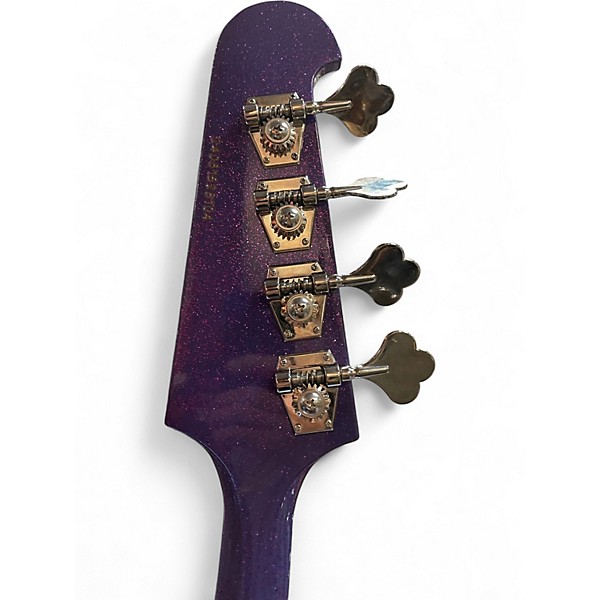 Used Epiphone Thunderbird 64 Purple Sparkle Electric Bass Guitar