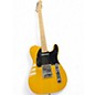 Used Squier Bullet Telecaster Black and Yellow Solid Body Electric Guitar thumbnail