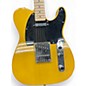 Used Squier Bullet Telecaster Black and Yellow Solid Body Electric Guitar