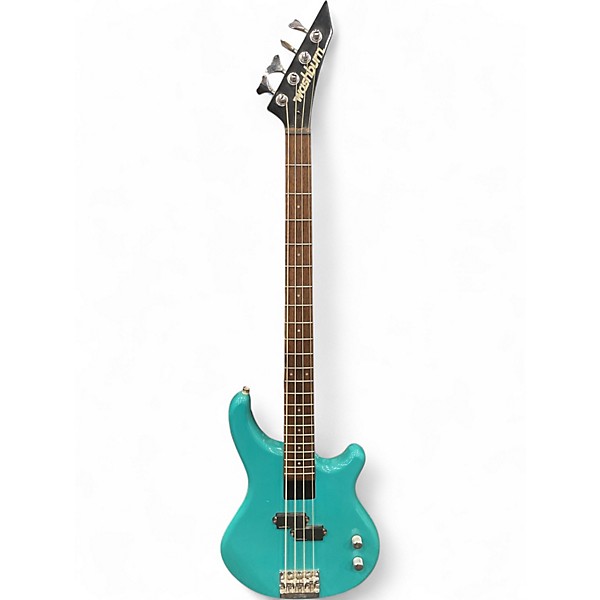 Used Washburn B2 Turquoise Electric Bass Guitar