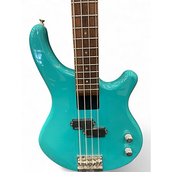 Used Washburn B2 Turquoise Electric Bass Guitar