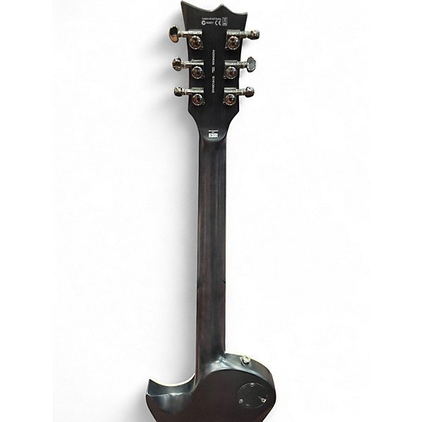 Used ESP LTD EC401QM Trans Black Solid Body Electric Guitar