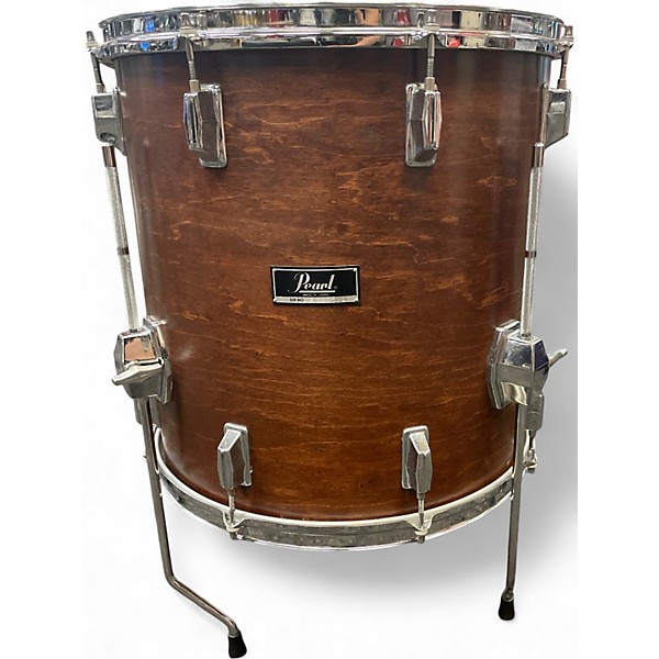 Used Pearl 3 Piece PRESIDENT SERIES Brown Drum Kit