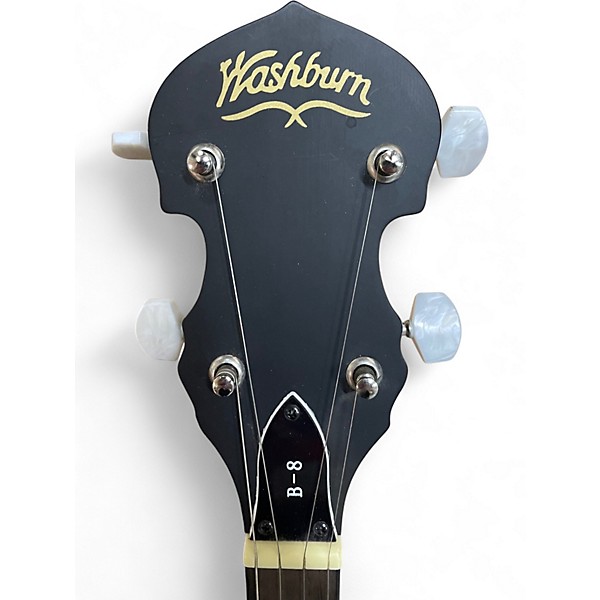 Used Washburn B-8 Natural Banjo