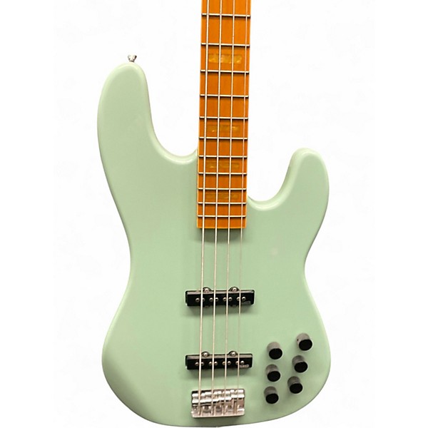 Used Markbass MB GV 4 Surf Green Electric Bass Guitar