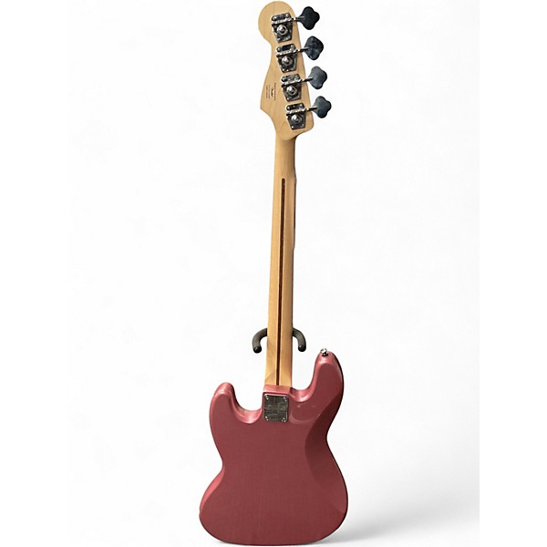 Used Squier Contemporary Jazz Bass Pink Electric Bass Guitar