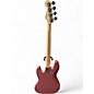 Used Squier Contemporary Jazz Bass Pink Electric Bass Guitar