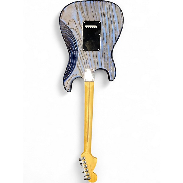 Used Fender AMERICAN SAND BLASTED Sapphire Blue Trans Solid Body Electric Guitar