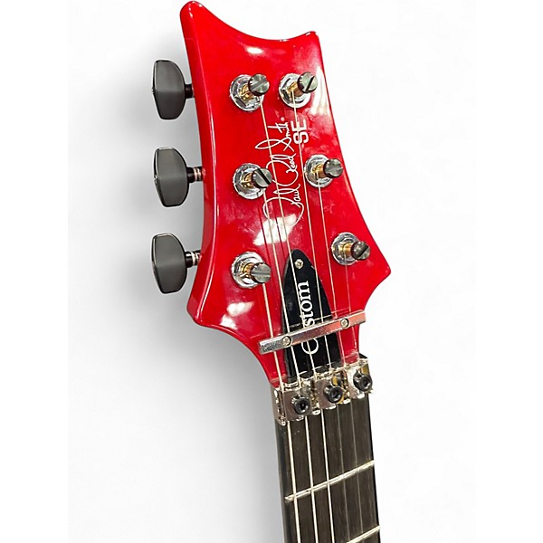 Used PRS SE Custom 24 Floyd Charcoal Cherry Burst Solid Body Electric Guitar