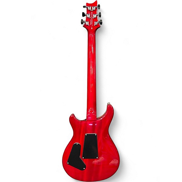 Used PRS SE Custom 24 Floyd Charcoal Cherry Burst Solid Body Electric Guitar