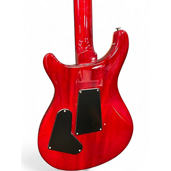 Used PRS SE Custom 24 Floyd Charcoal Cherry Burst Solid Body Electric Guitar