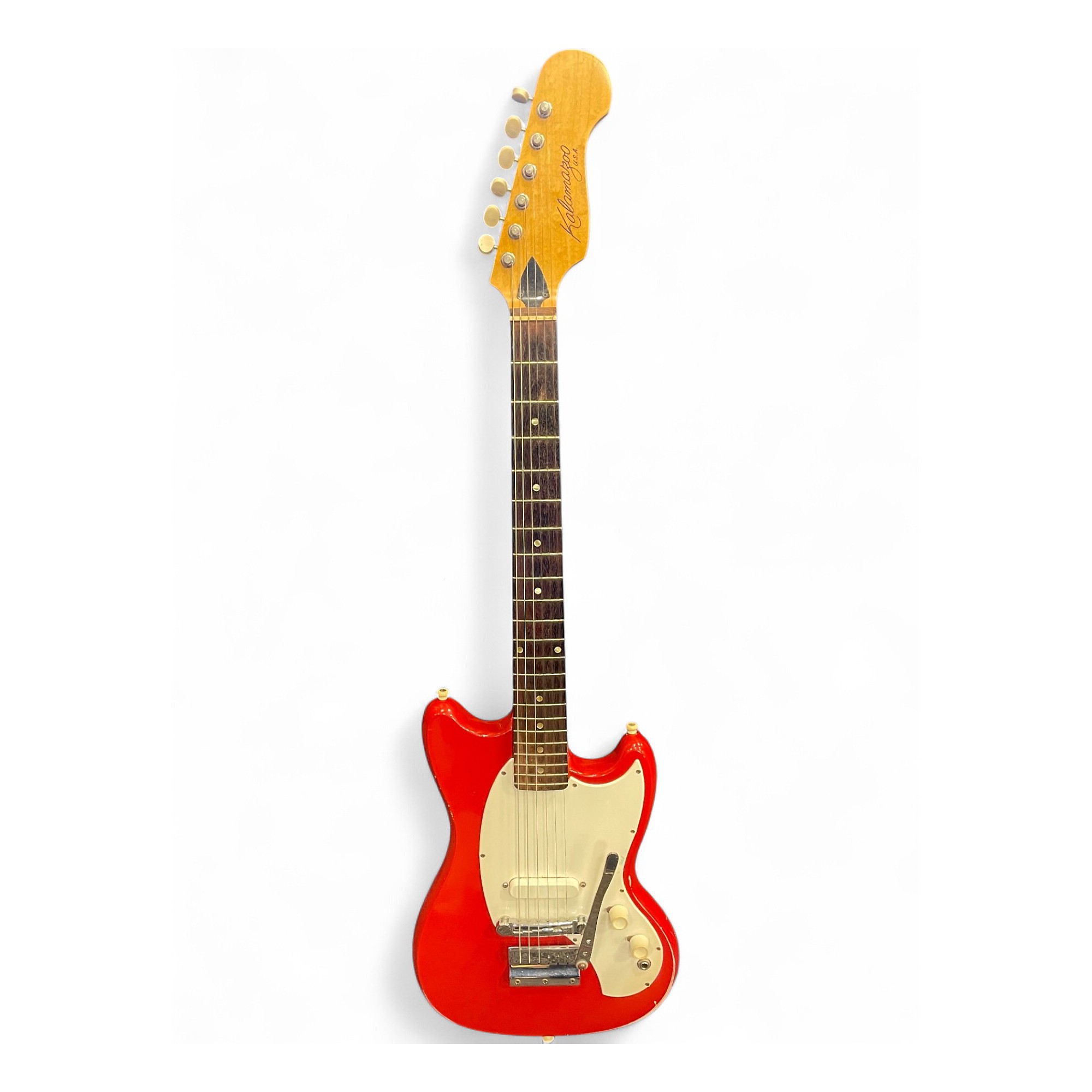 Vintage 1960s Kalamazoo KG1 Red Solid Body Electric Guitar Red