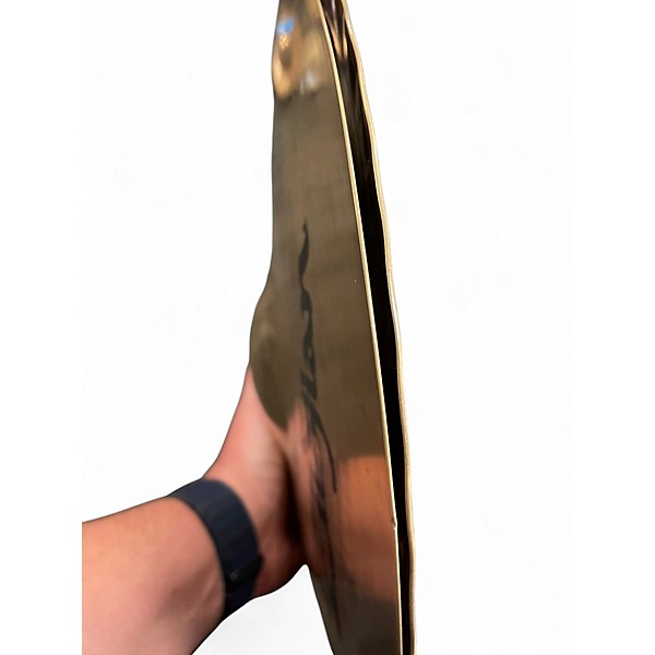 Used Zildjian 14in A Custom Mastersound Hi Hat Pair Cymbal