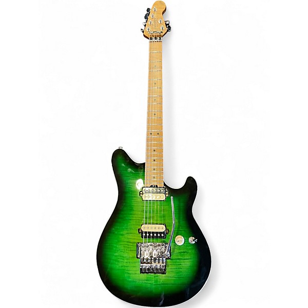Used Firefly FFMN Striking Green Burst Solid Body Electric Guitar