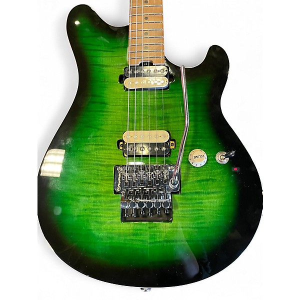 Used Firefly FFMN Striking Green Burst Solid Body Electric Guitar