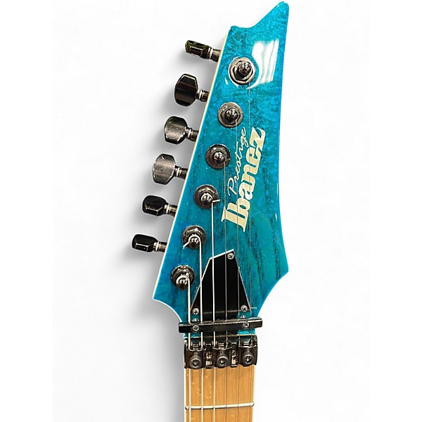 Used Ibanez RG5120M Prestige BLUE OCEAN Solid Body Electric Guitar
