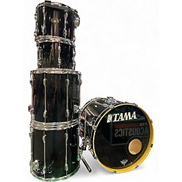 Used TAMA 6 Piece Rockstar Black Drum Kit