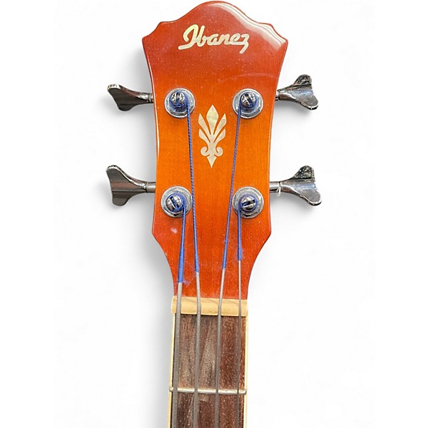 Used Ibanez AEB20E Sunburst Acoustic Bass Guitar