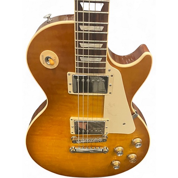 Used Gibson Les Paul Standard 60s AAA Flame Top Lemonburst Solid Body Electric Guitar